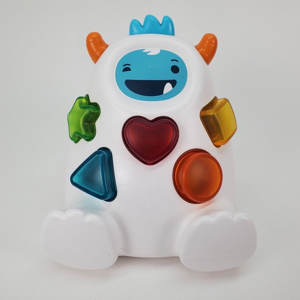 Skip Hop Explore & More Yeti Shape Sorter Interactive Baby Toy White 305411
